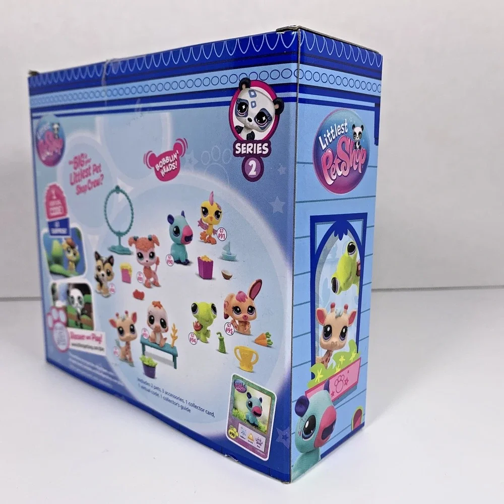 Littlest Pet Shop Pet Pairs Series 2 - Capybara #90 and Parakeet #91 Jungle Pals